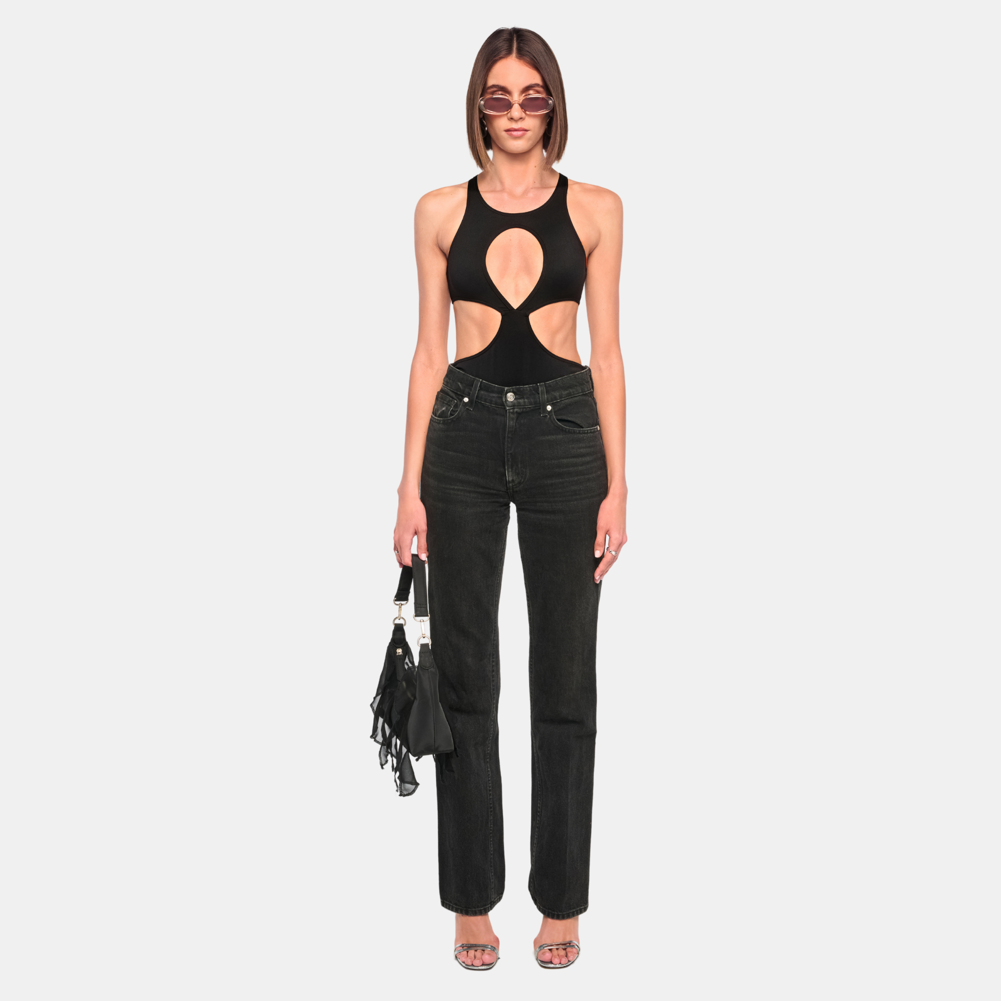 OW Collection Billie Bodysuit | Black