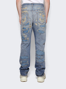Men | Givenchy | Jeans In Rip And Repair Denim | Light Blue