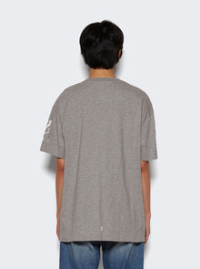 Men | Givenchy | Graphic Crest Tee | Light Grey Mélange