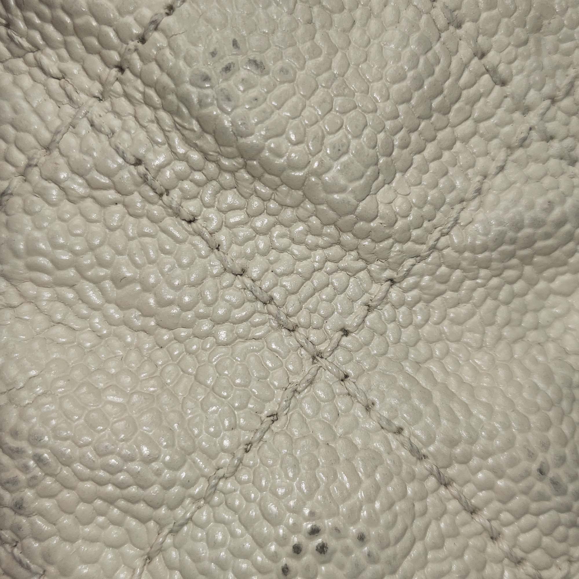 Chanel | Pre-Owned Medium Quilted Caviar Simply CC Flap | Brown/Light Beige