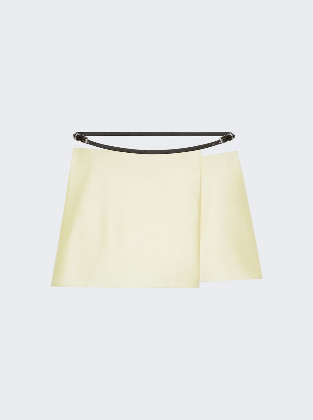 Women | Givenchy | Voyou Mini Silk Wrap Skirt Butter | Beige