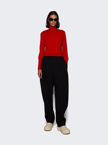 Women | Givenchy | Draped Open Back Sweater Vermilion