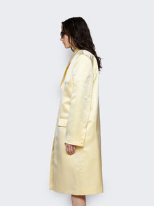 Women | Givenchy | Silk Satin Duchesse Coat Butter | Beige