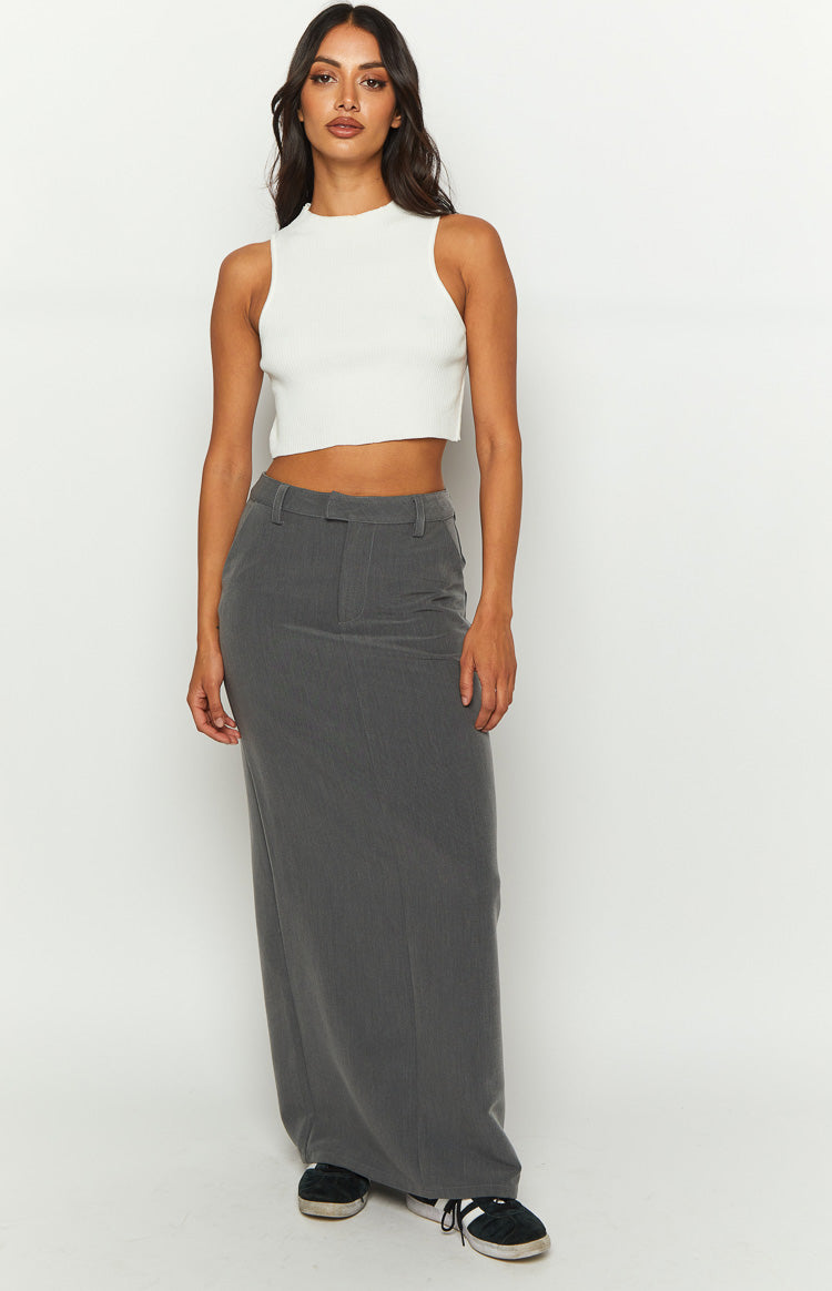 Banksi Maxi Skirt | Grey