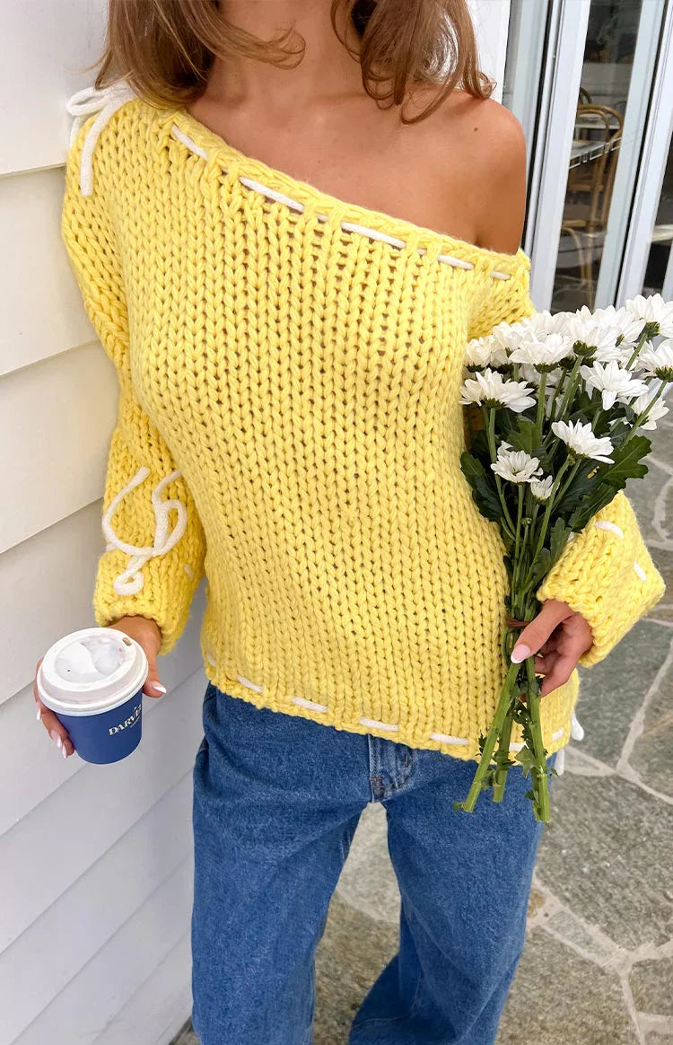 Bea Sweater | Yellow