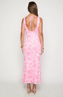 Beck Floral Maxi Dress | Pink