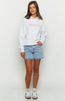 Beginning Marl Bubble Hoodie | Grey
