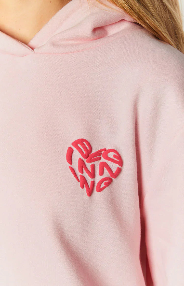 Beginning Lovey Bubble Hoodie | Pink