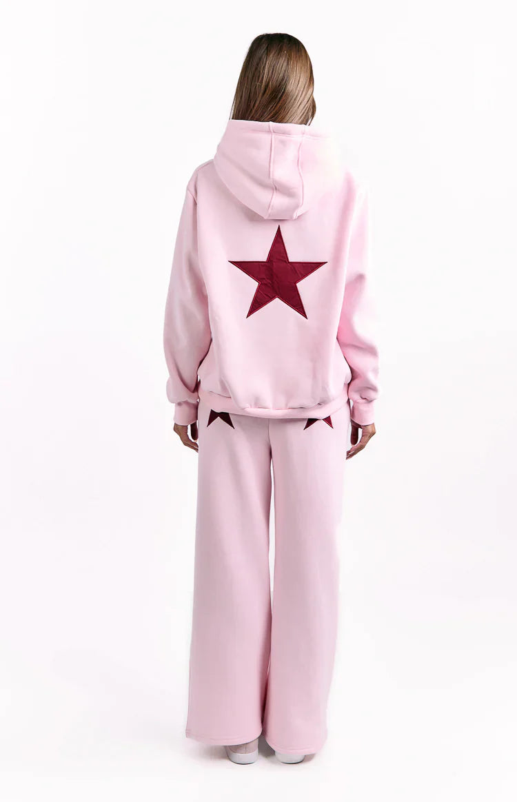 Beginning Star Hoodie | Pink Burgundy