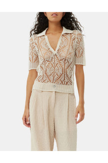 Beige Textured Suiting Mid Waist Trousers | Oyster Gray