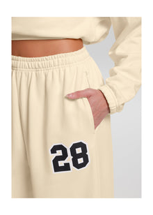 Better League Wide-Leg Sweatpants | Creamy White