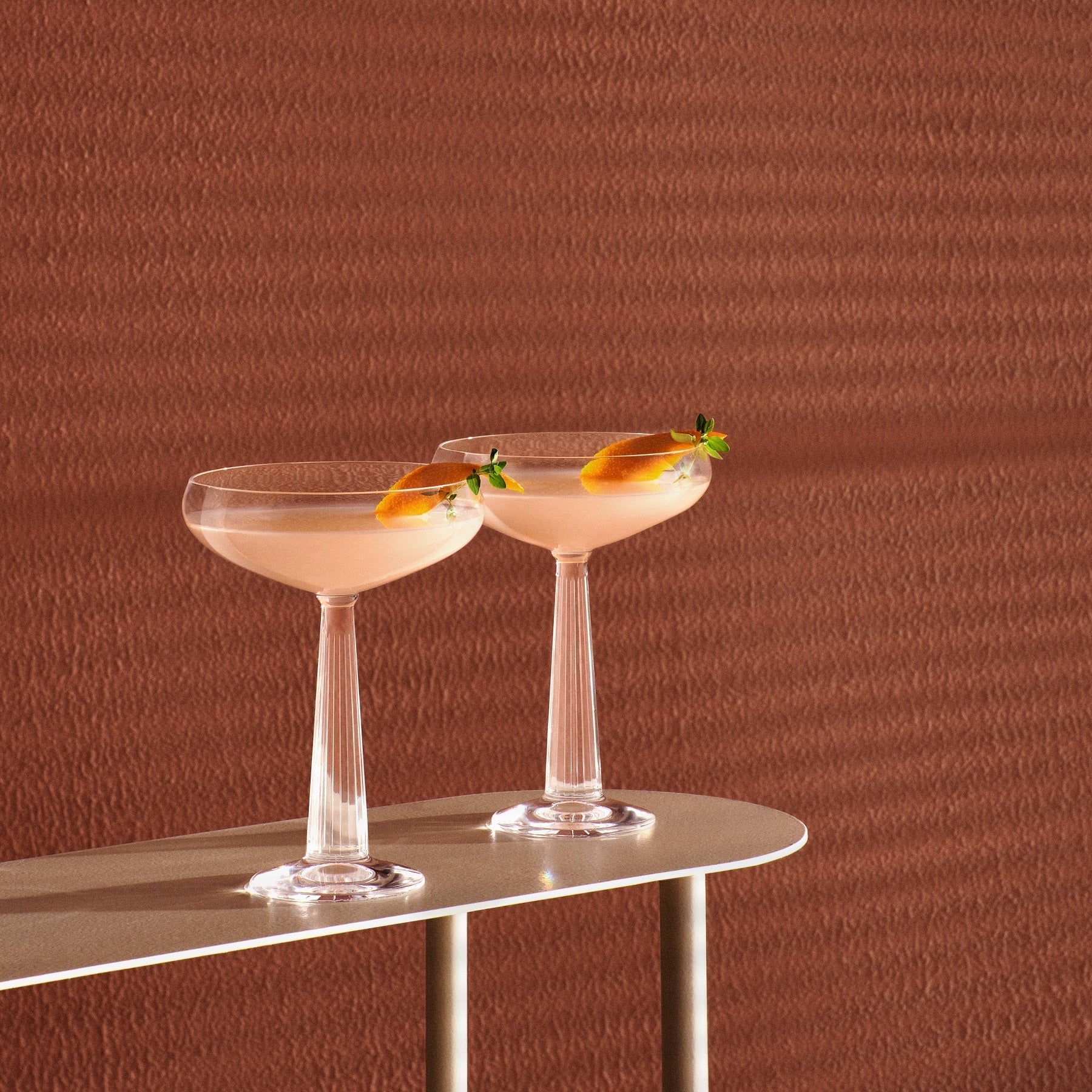 Big Top Coupe Glasses | Clear Crystal | Set of 2