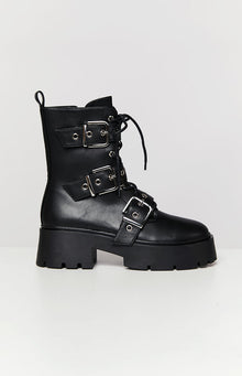 Billini Xyola Buckle Up Boots | Black
