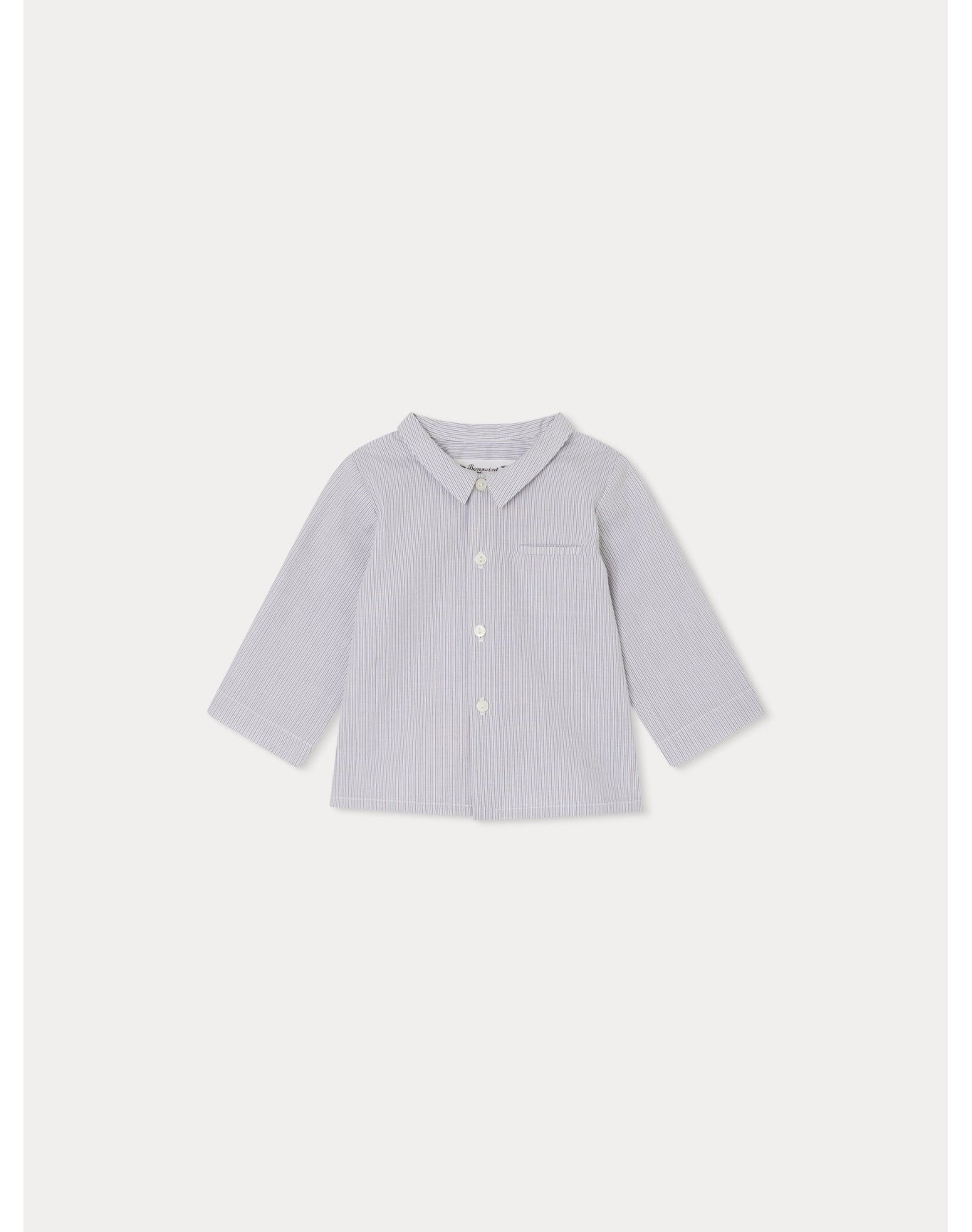Boys | Boubou Shirt Stripes | Grey