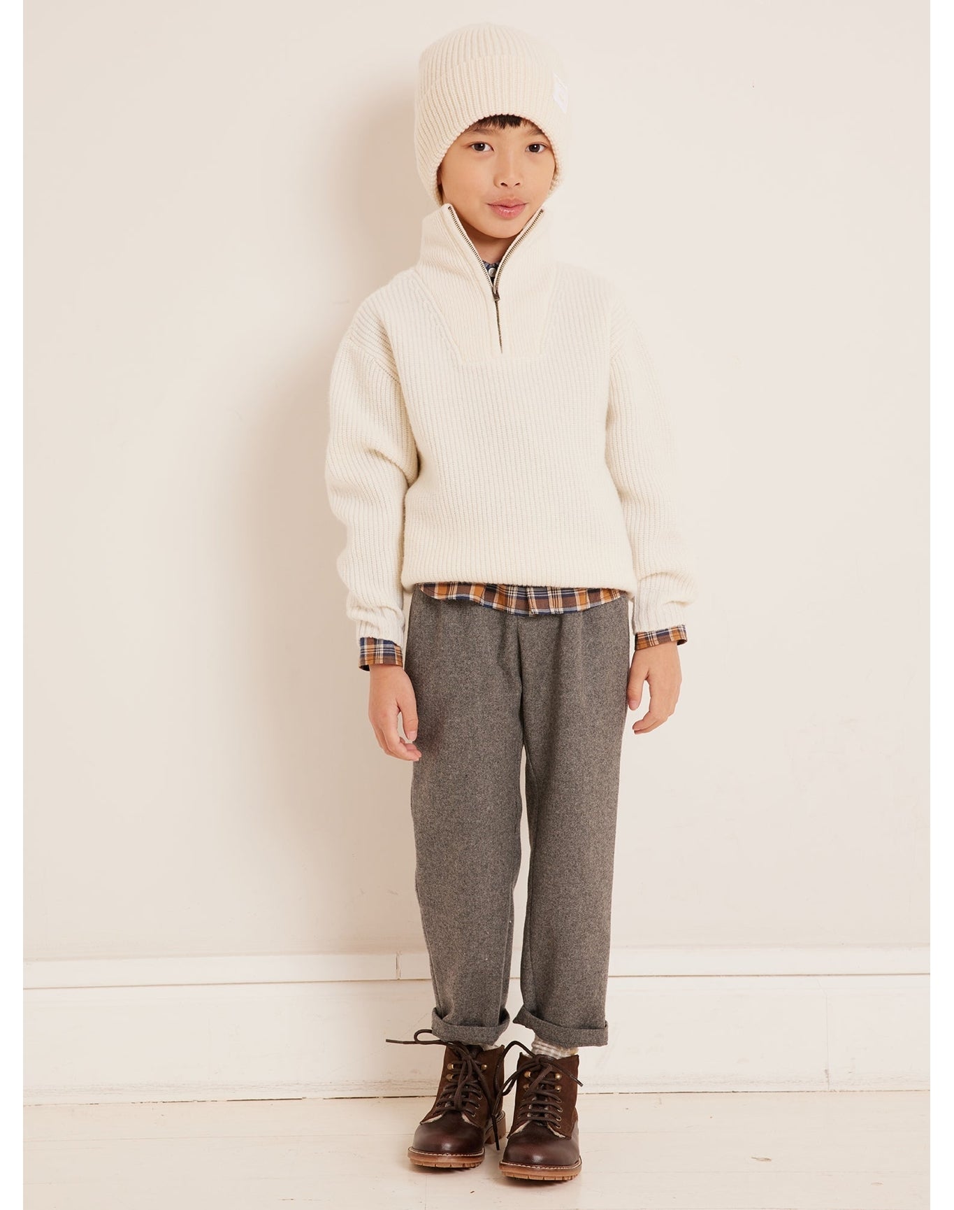 Boys | Stephen Pants Dark | Heathered Gray