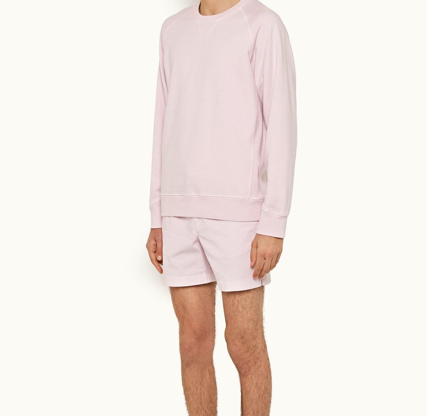 Bulldog Cotton Twill Mid-Length Cotton Twill Shorts | Conch Pink