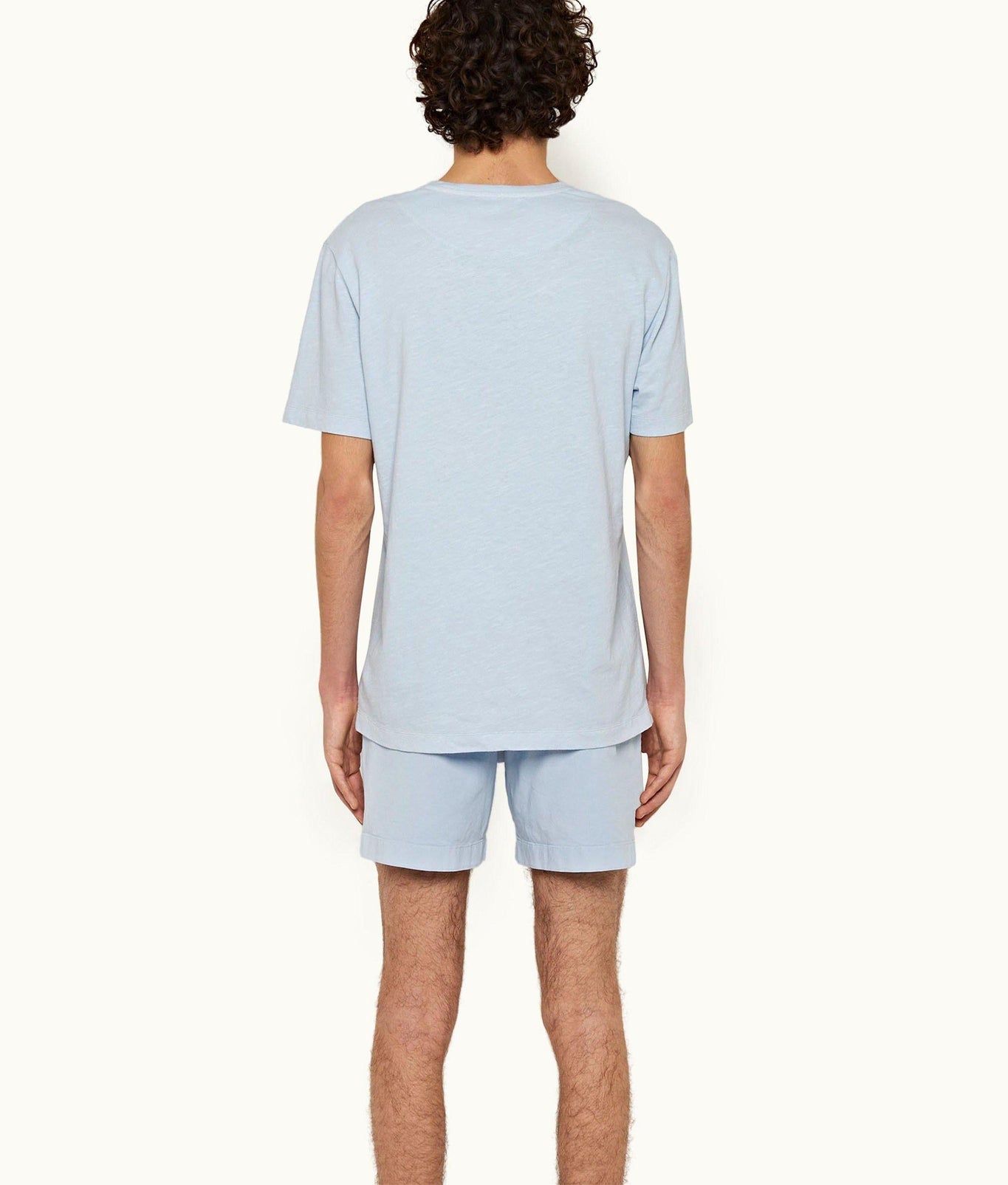 Bulldog Cotton Twill Mid-Length Cotton Twill Shorts | Ice Blue
