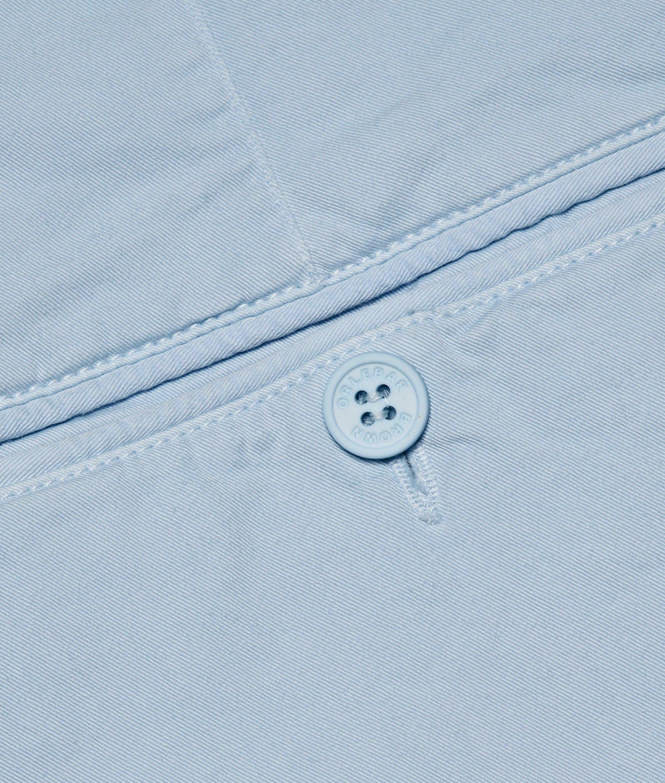 Bulldog Cotton Twill Mid-Length Cotton Twill Shorts | Ice Blue