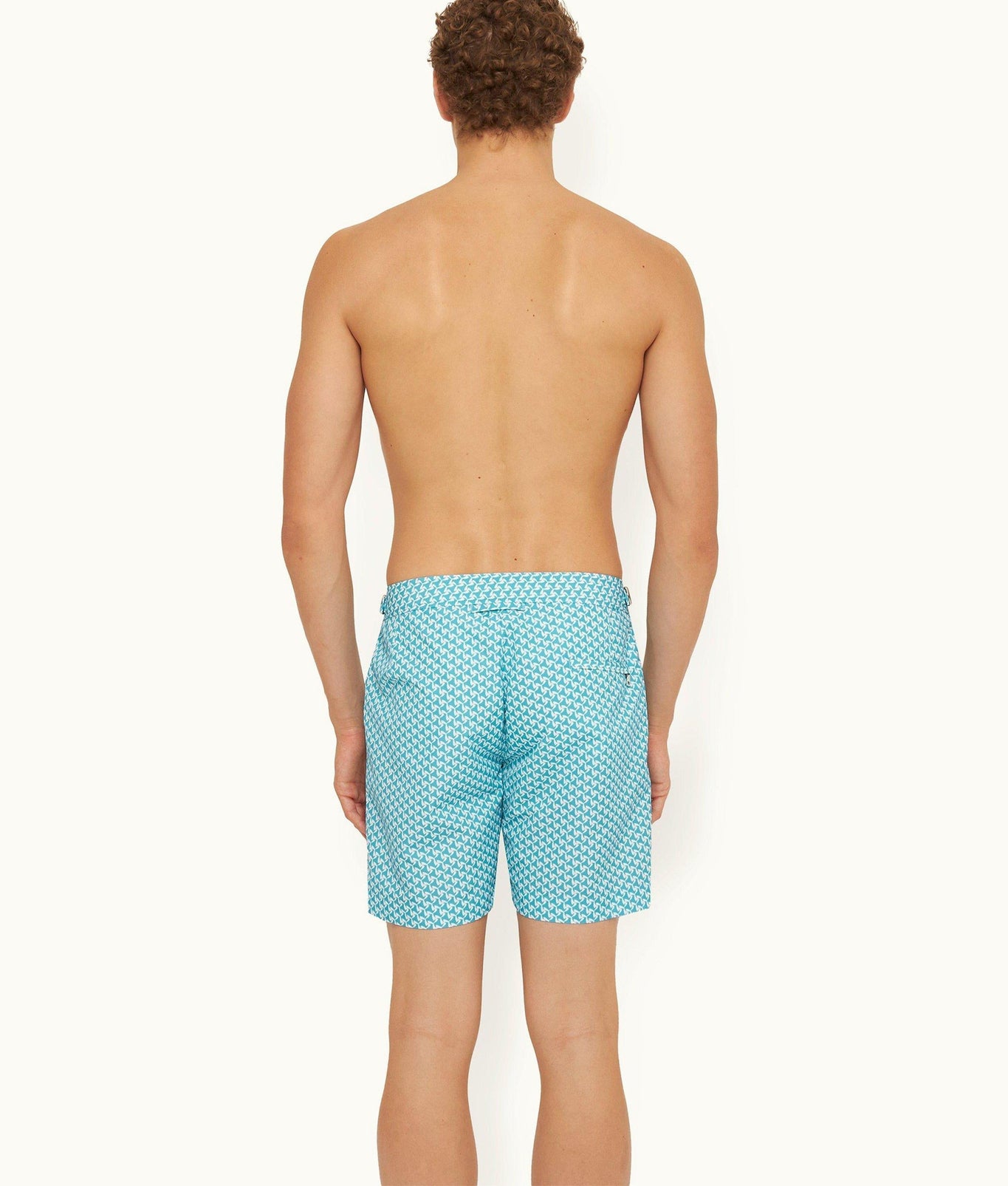 Bulldog Gyre Mid-Length Swim Shorts | Crystal Sea