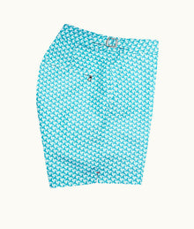Bulldog Gyre Mid-Length Swim Shorts | Crystal Sea