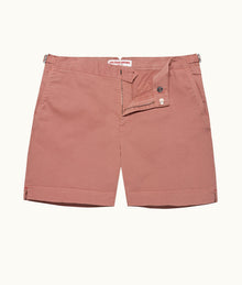 Bulldog Stretch-Cotton 007 Mid-Length Stretch-Cotton Shorts | Mauve
