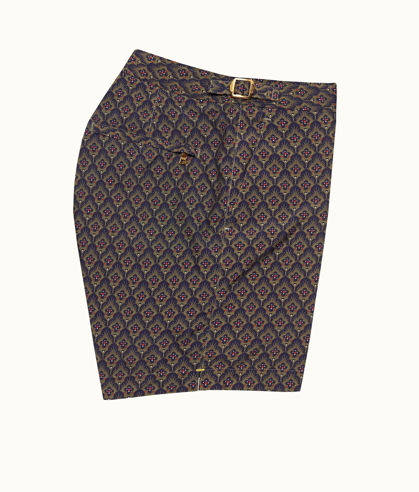 Bulldog Sunny Deco Mid-Length Swim Shorts | Midnight Navy