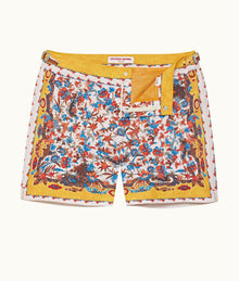 Bulldog Utopia Mid-Length Swim Shorts | Summer Sunset