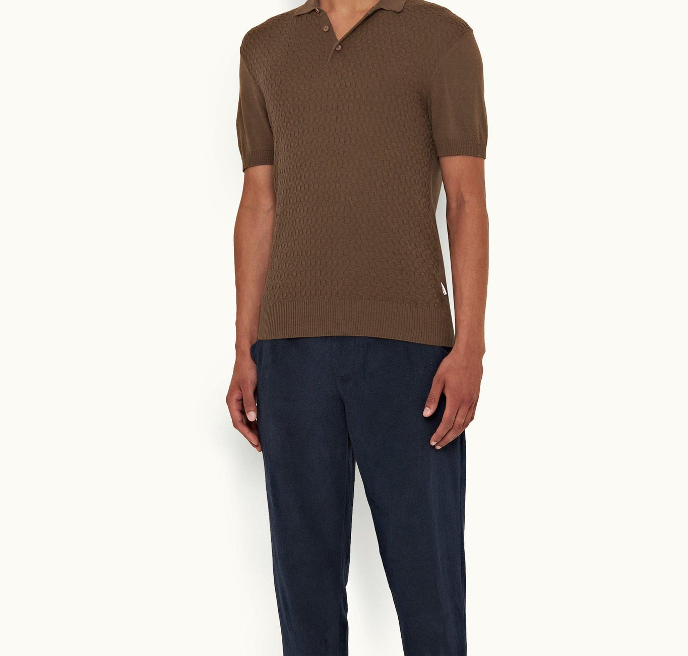 Burnham Silk Tailored Fit Silk Polo Shirt | Nomadic