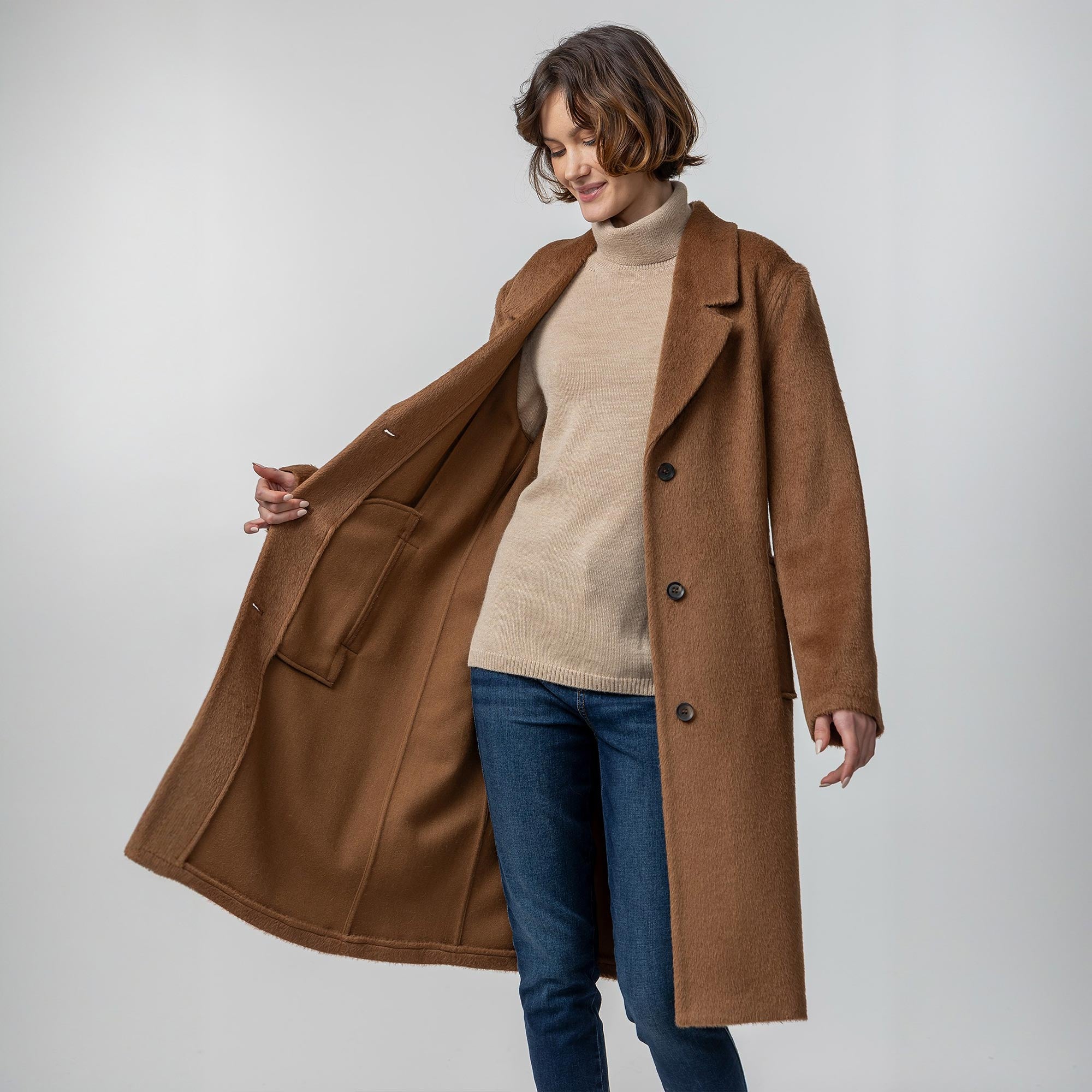 Women | Samira Coat | Camel