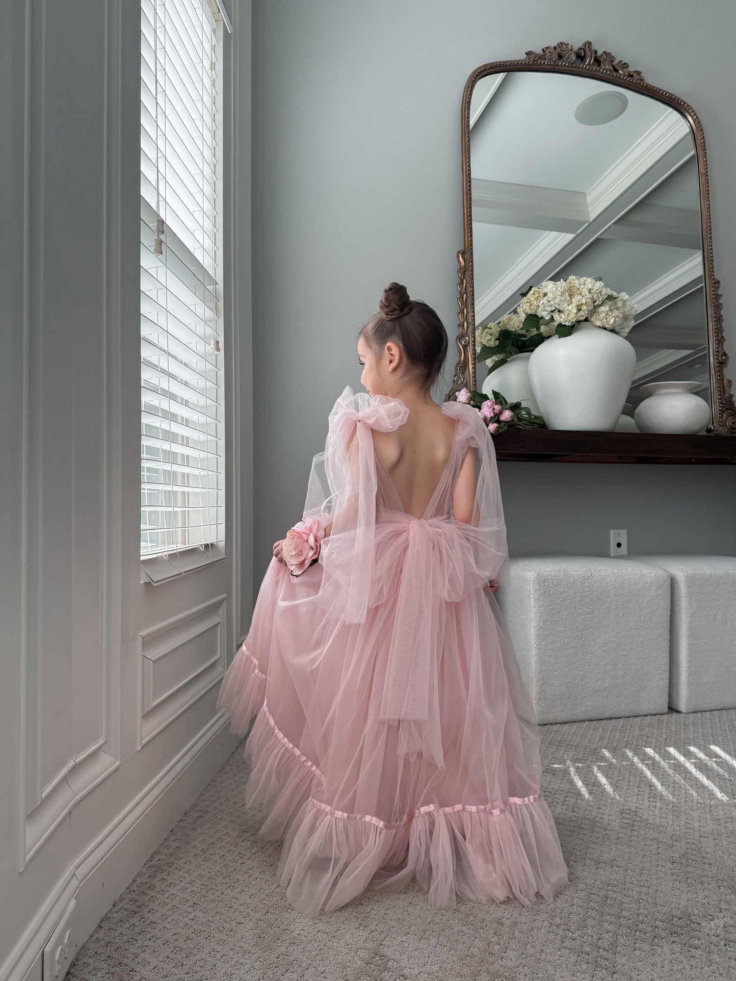 Girl | Camila Light Tulle Gown | Pink
