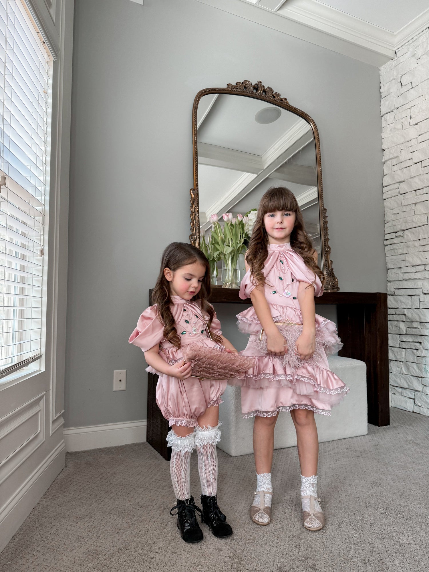 Girl | Satin Ballerina Dress | Pink