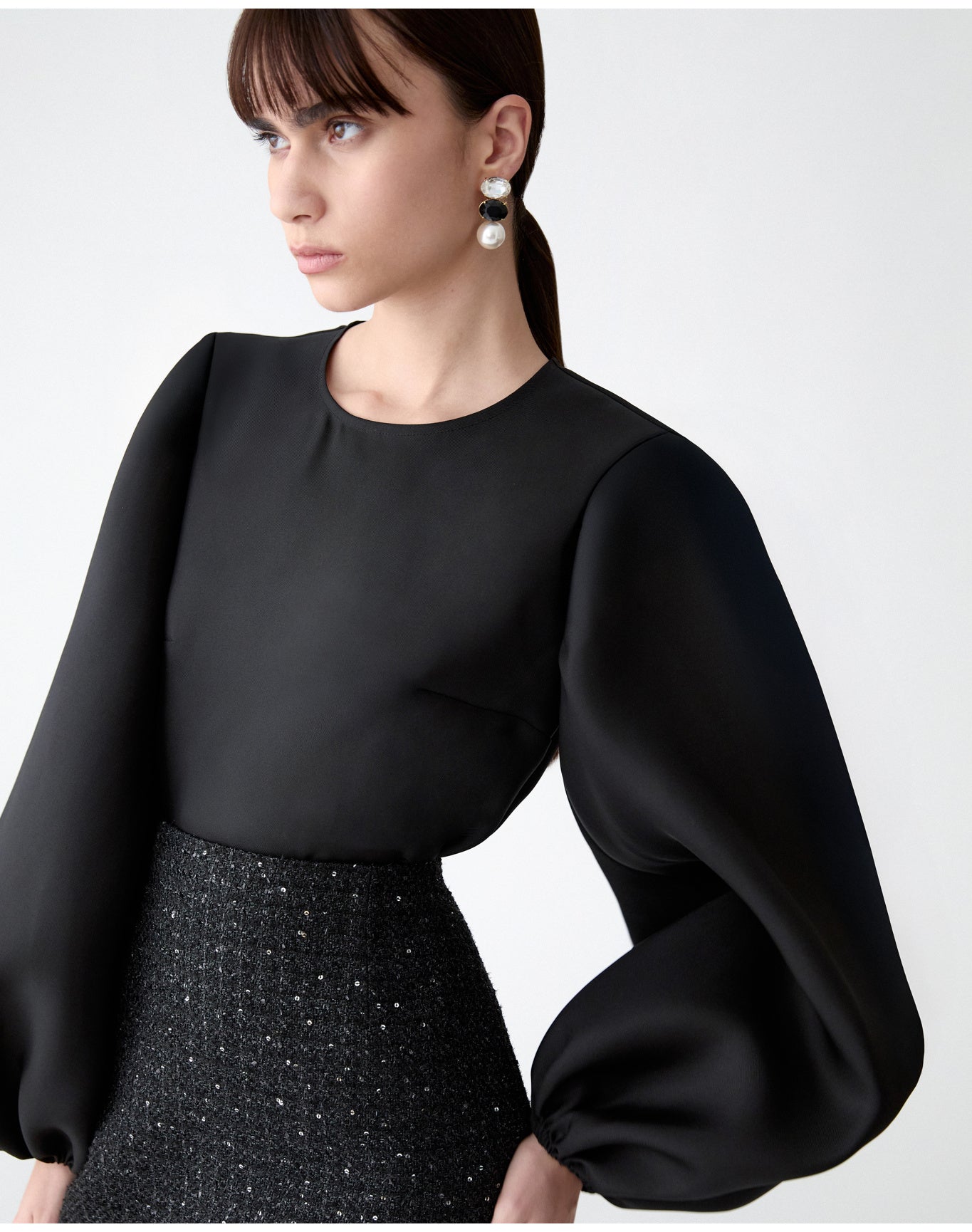 Midi Skirt | Black