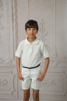 Boy | Alex Short Sleeve Polo Shirt | White