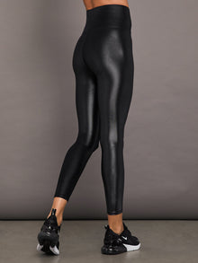 High Rise 7/8 Legging in Takara Shine | Black