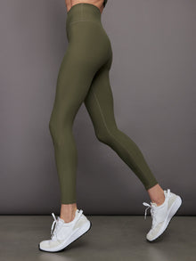 High Rise Legging in Melt | Olive
