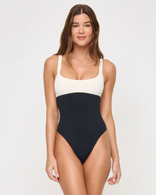 Descanso One Piece Swimsuit | Classic | Black-Cream