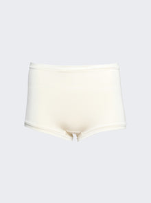 Women | ETERNE | High Waisted Boy Shorts | Cream