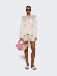 Women | Calle Del Mar | Dinner Party Short Natural And Shell | White