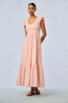 Chessie Heirloom Print Cotton Maxi Dress | Macaroon