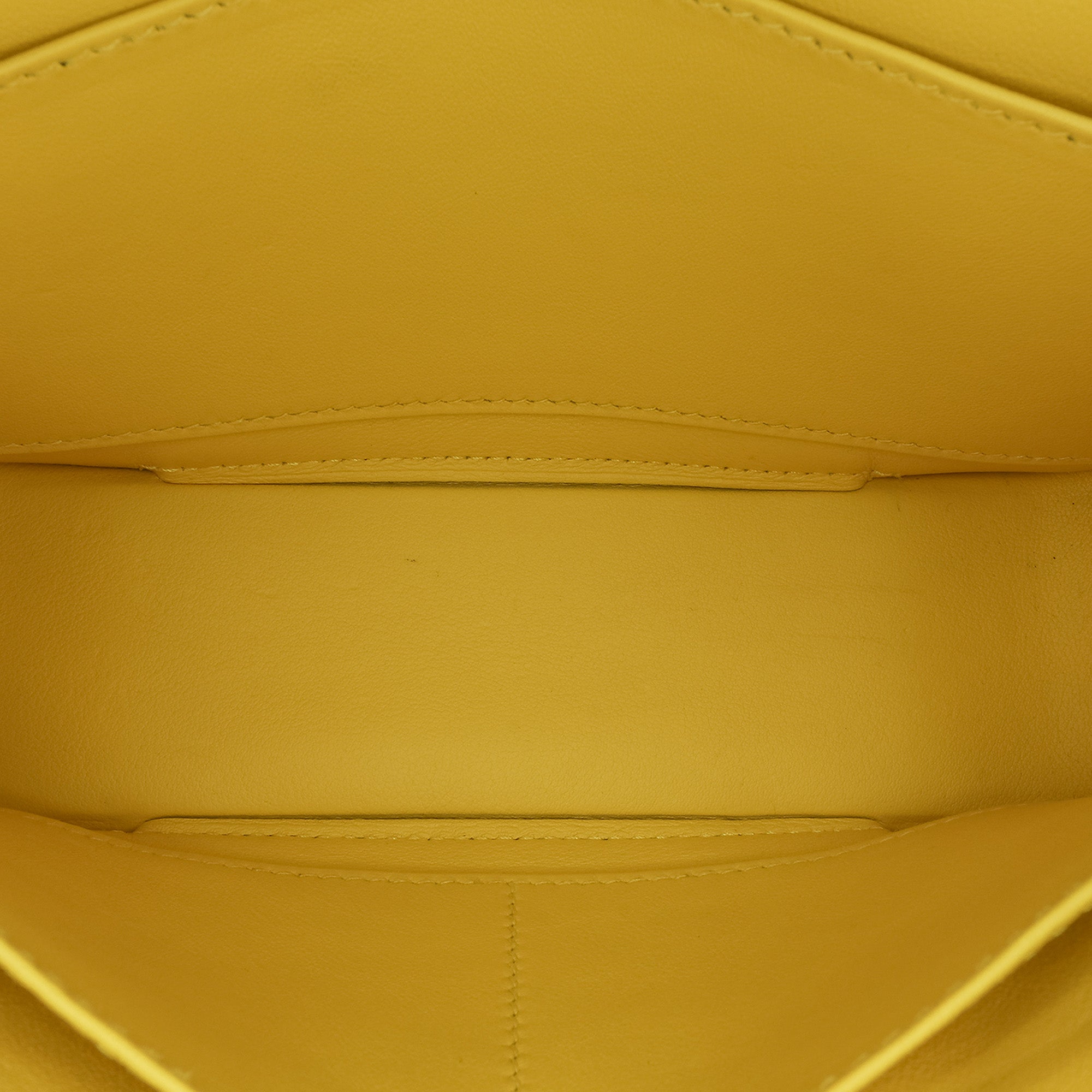 Hermes | Pre-Owned Chevre Mysore Geta | Yellow