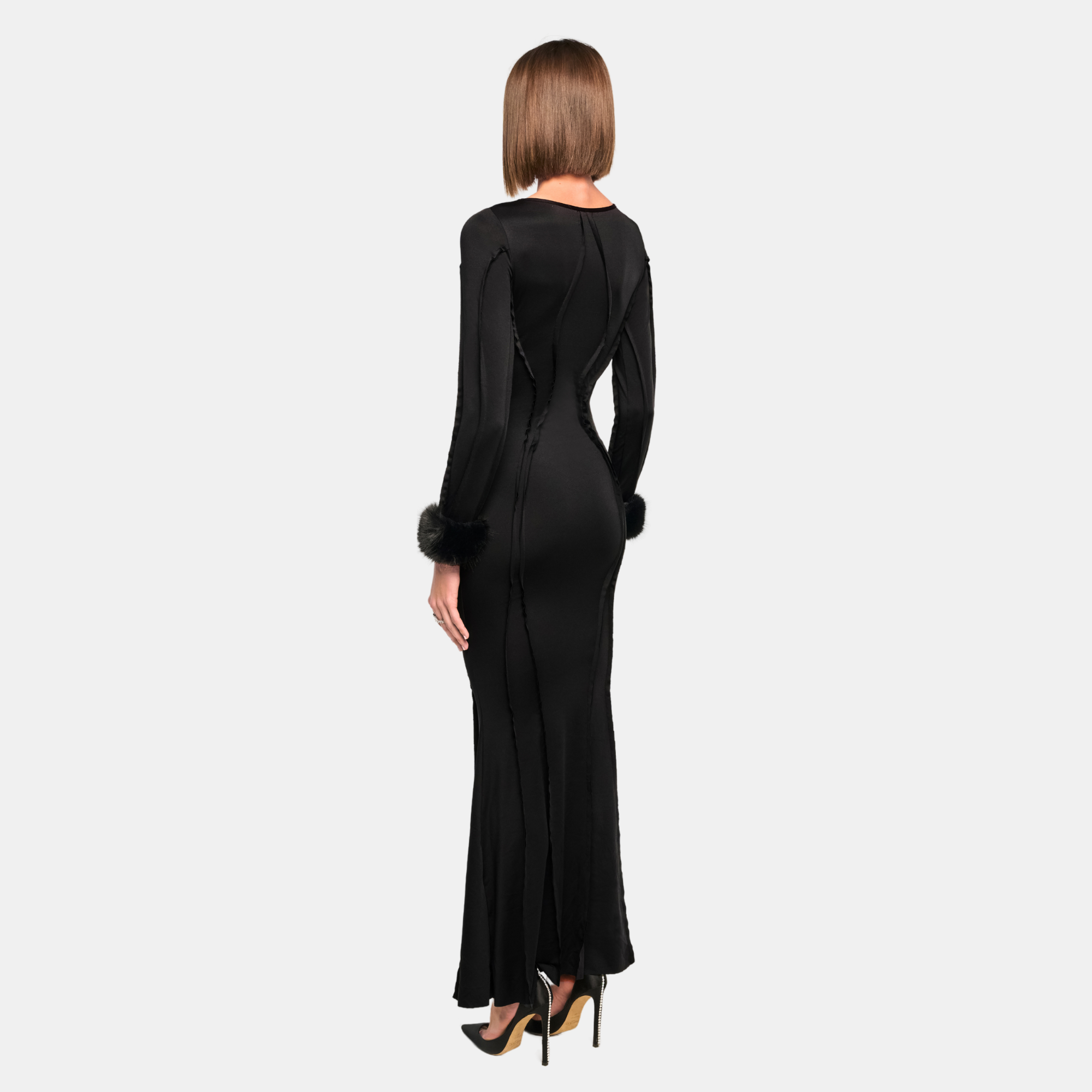 OW Collection Ciara Maxi Dress | Black