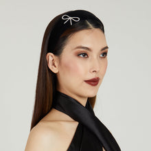 Clara Velvet Headband | Black