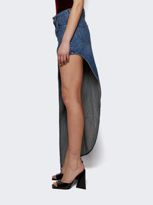 Women | Coperni | One Leg Denim Skirt | Blue