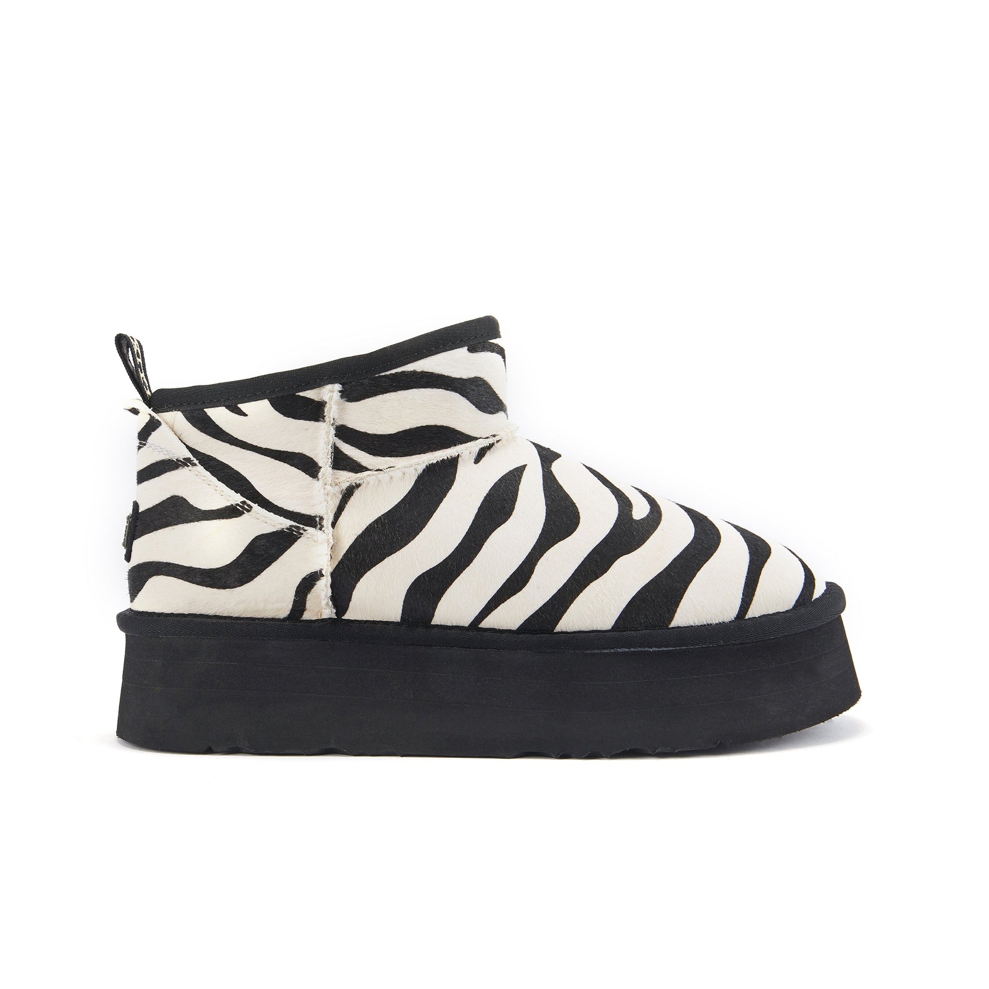 COSY ULTRA SHORT PLATFOAM BLACK ZEBRA - Australia Luxe Collective