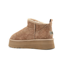 COSY ULTRA SHORT PLATFOAM EMBOSSED TAUPE - Australia Luxe Collective