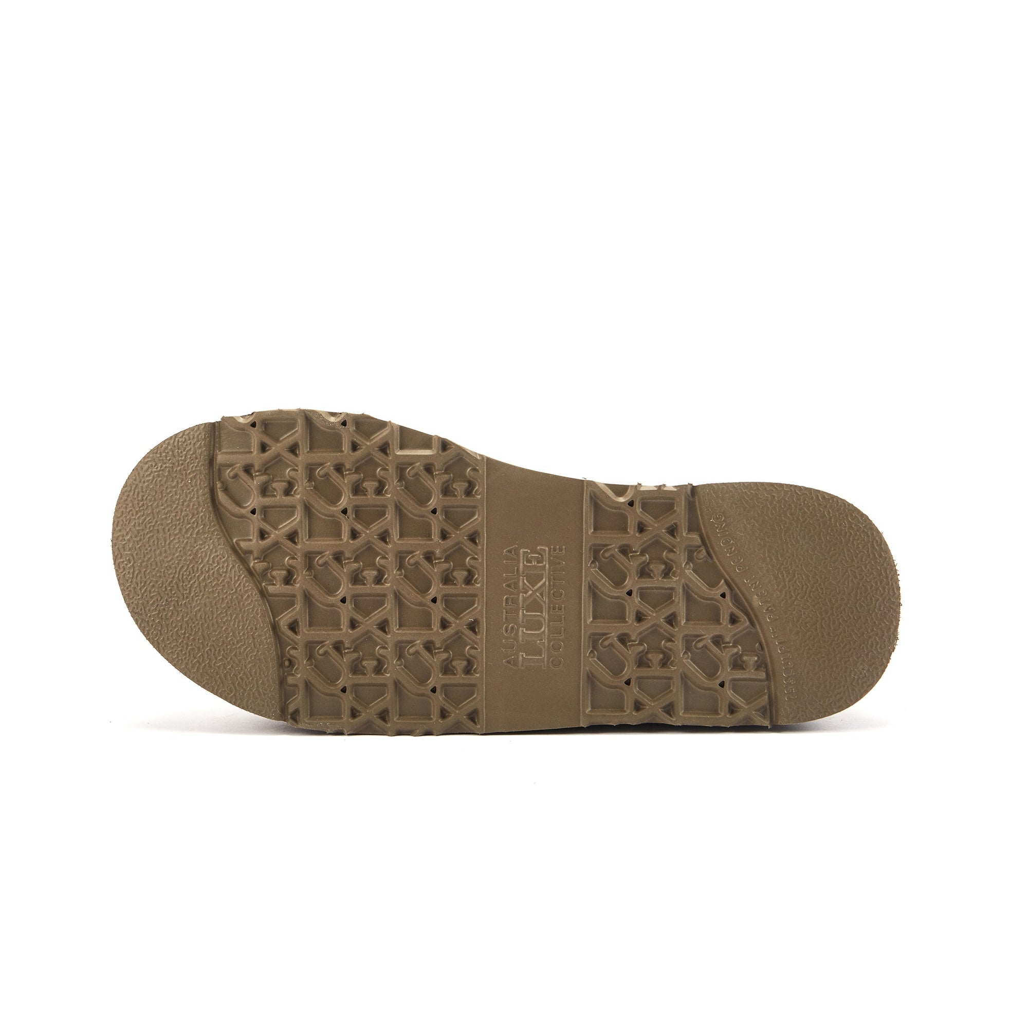 COSY ULTRA SHORT PLATFOAM EMBOSSED TAUPE - Australia Luxe Collective