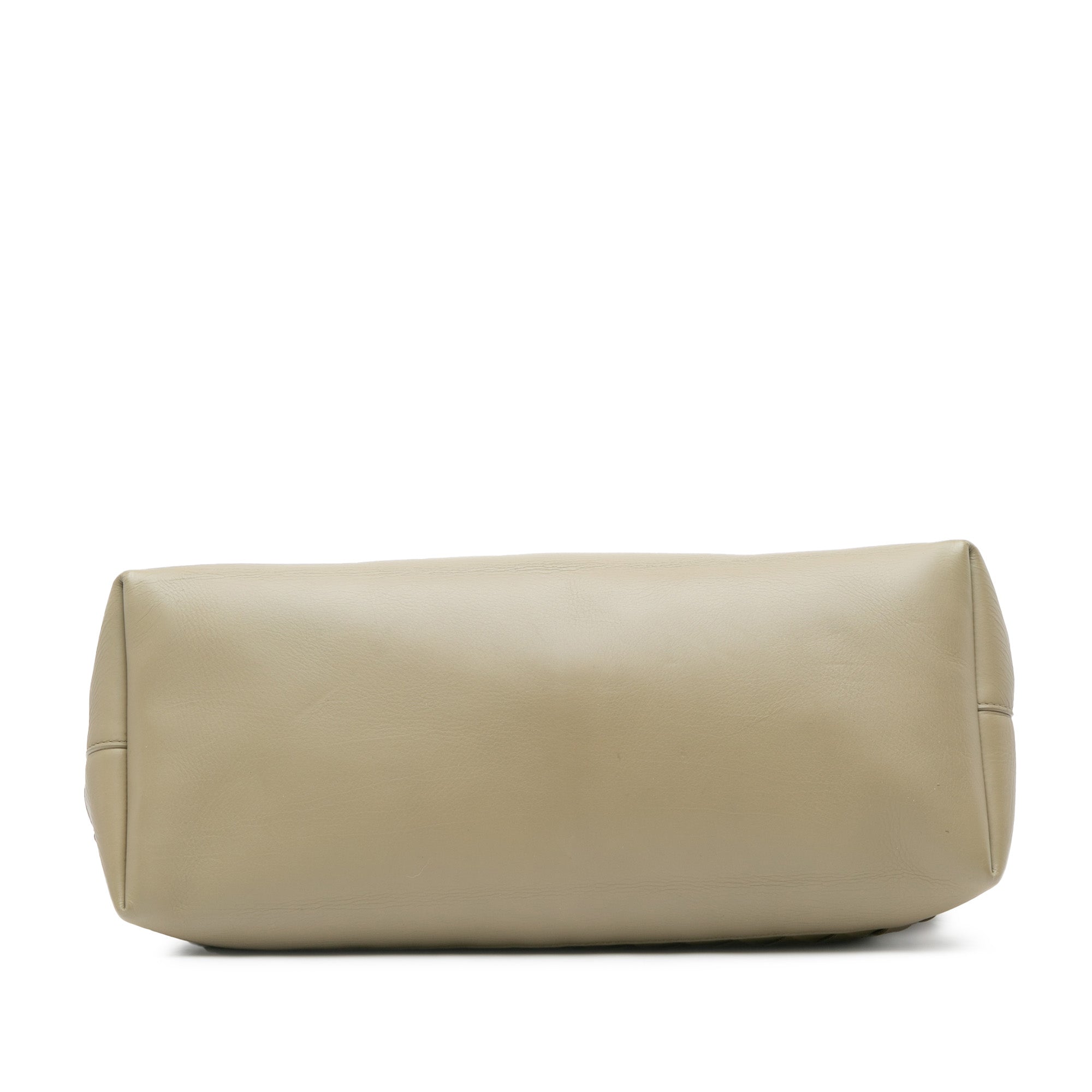 Bottega Veneta | Pre-Owned Nappa Intrecciato Fold Over Crossbody | Brown/Beige