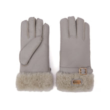 CUFF GLOVES LEATHER ICE GRAY - Australia Luxe Collective
