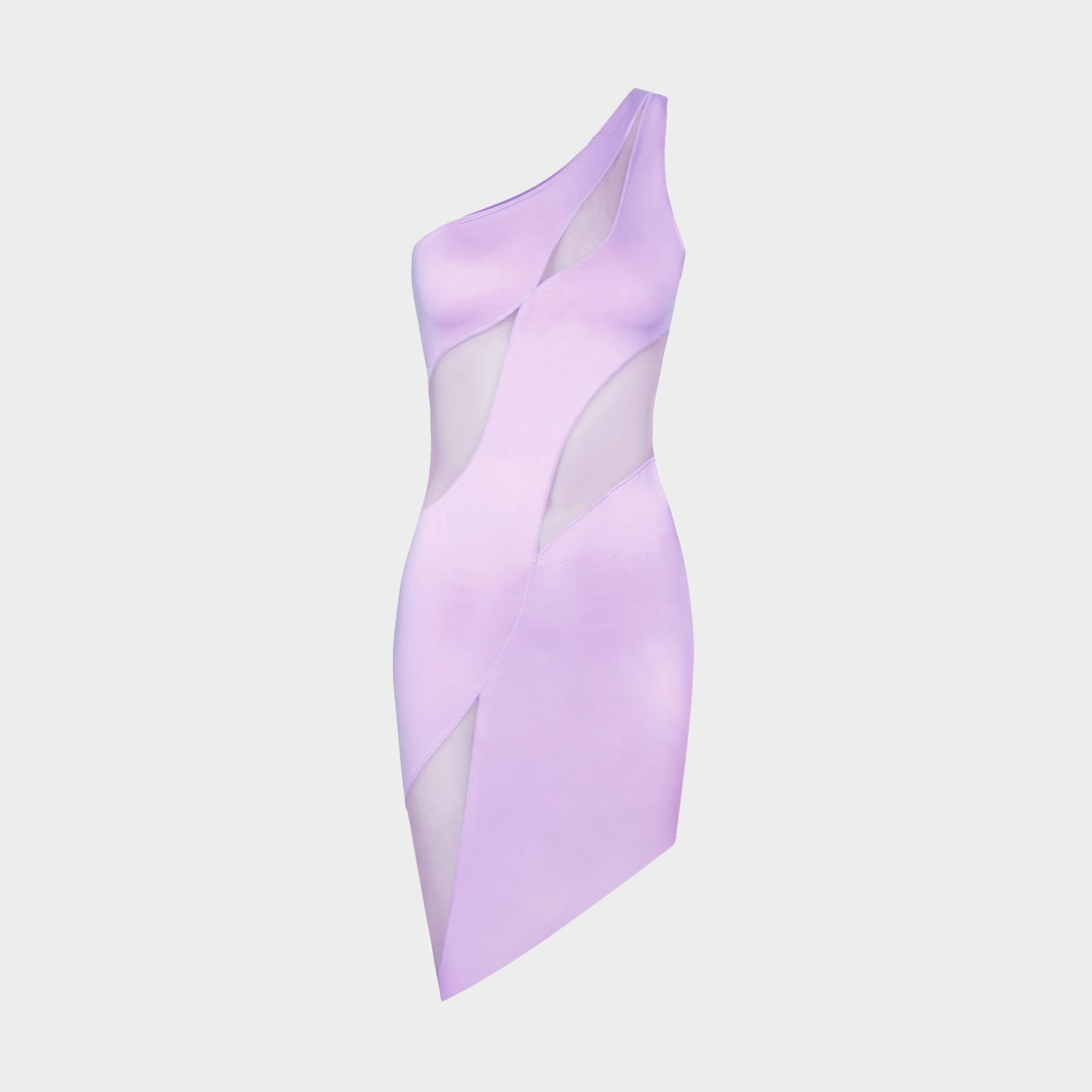 OW Collection Curve Mini Dress | Lavender