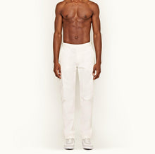 Campbell Sea Island Slim Fit Sea Island Cotton Chinos | White
